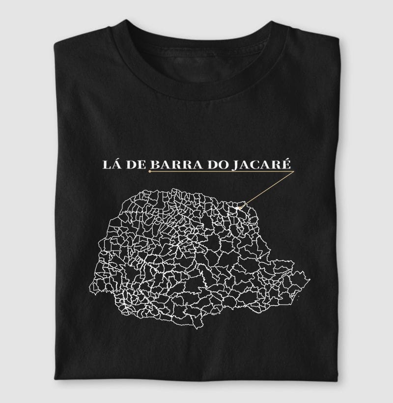 Camiseta Ponto de Origem de Barra do Jacaré