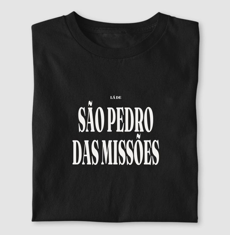 Camiseta Tipografia de São Pedro das Missões