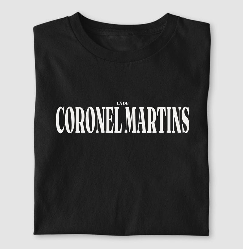 Camiseta Tipografia de Coronel Martins