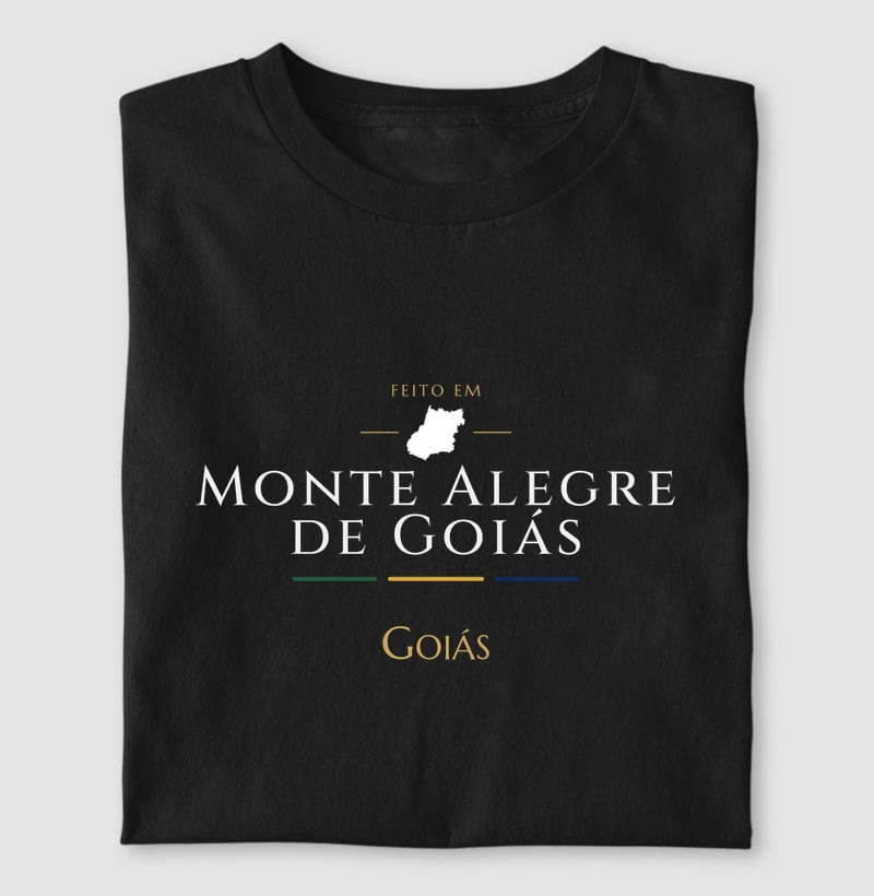 Feito em, Monte Alegre de Goiás · GO