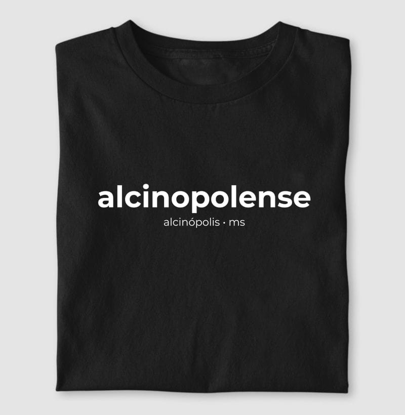 Camiseta Gentílico de Alcinópolis