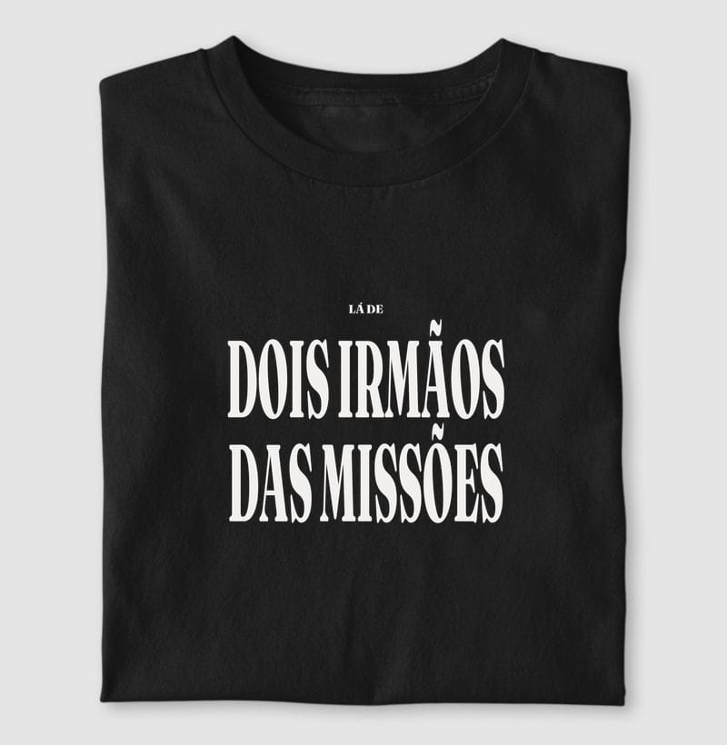 Camiseta Tipografia de Dois Irmãos das Missões