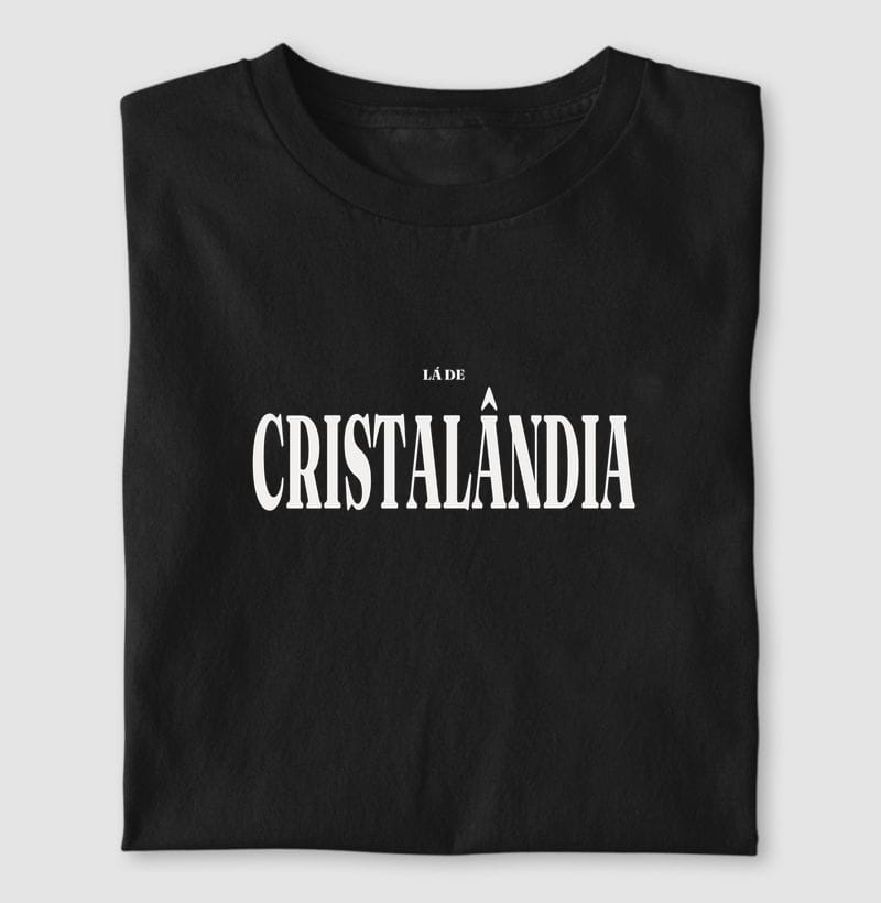 Camiseta Tipografia de Cristalândia