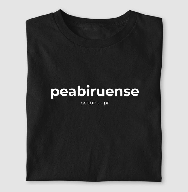 Camiseta Gentílico de Peabiru