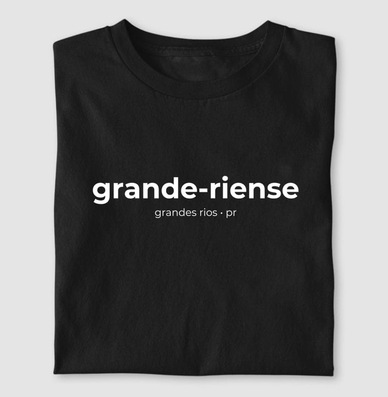 Camiseta Gentílico de Grandes Rios