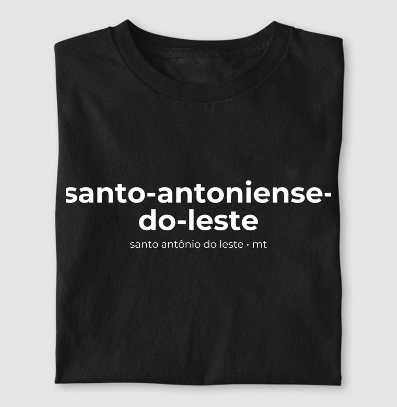 Camiseta Gentílico de Santo Antônio do Leste
