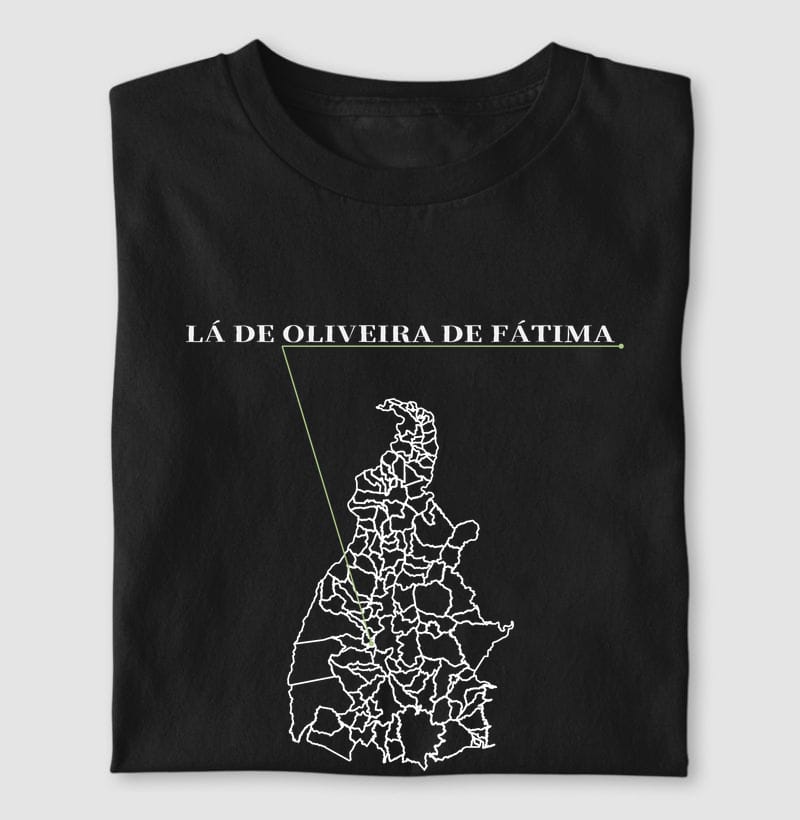 Camiseta Ponto de Origem de Oliveira de Fátima