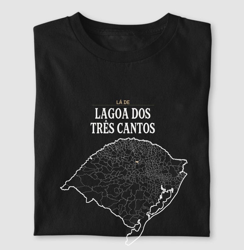 Camiseta Território de Lagoa dos Três Cantos