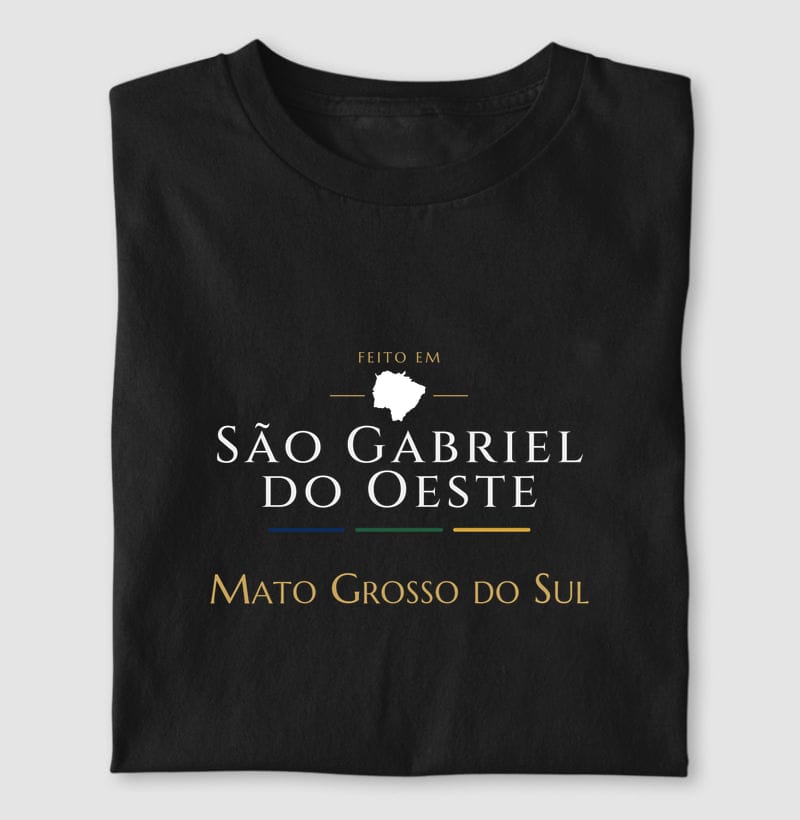 Feito em, São Gabriel do Oeste · MS