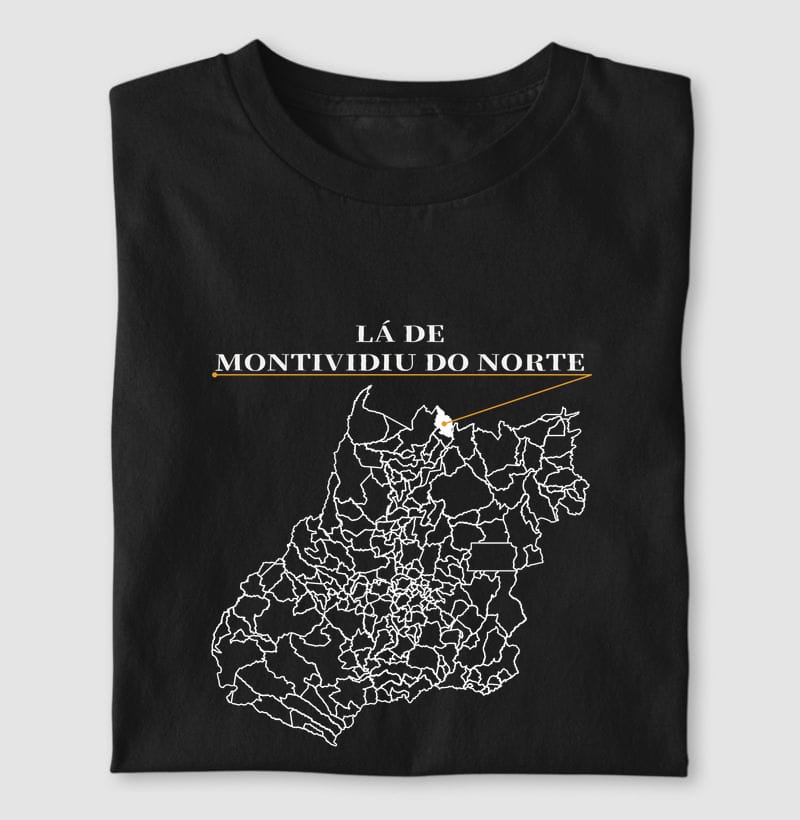Camiseta Ponto de Origem de Montividiu do Norte