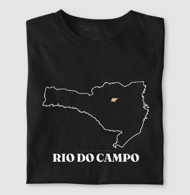 Camiseta Traço de Rio do Campo