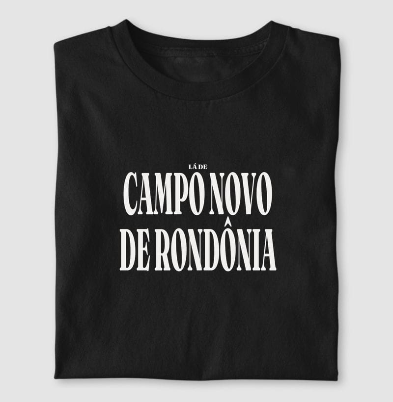 Camiseta Tipografia de Campo Novo de Rondônia