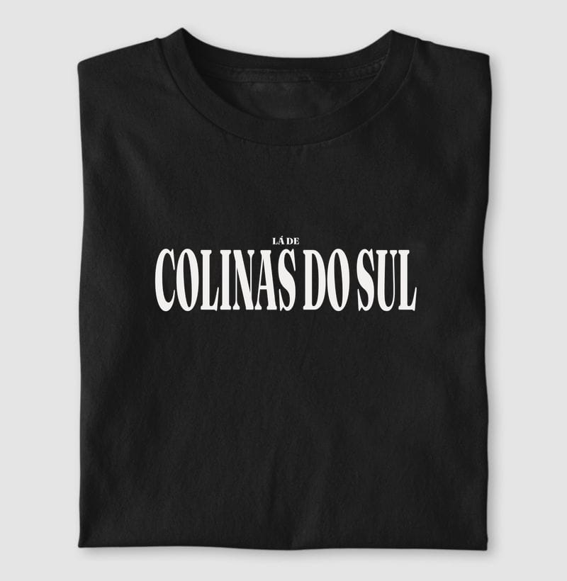 Camiseta Tipografia de Colinas do Sul