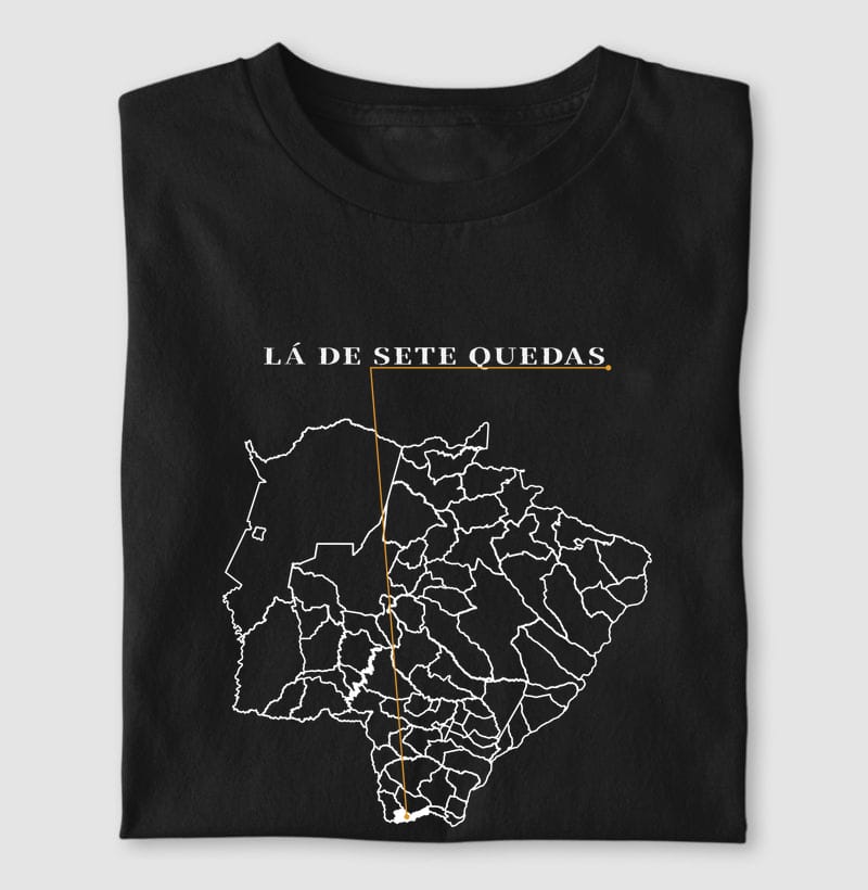 Camiseta Ponto de Origem de Sete Quedas