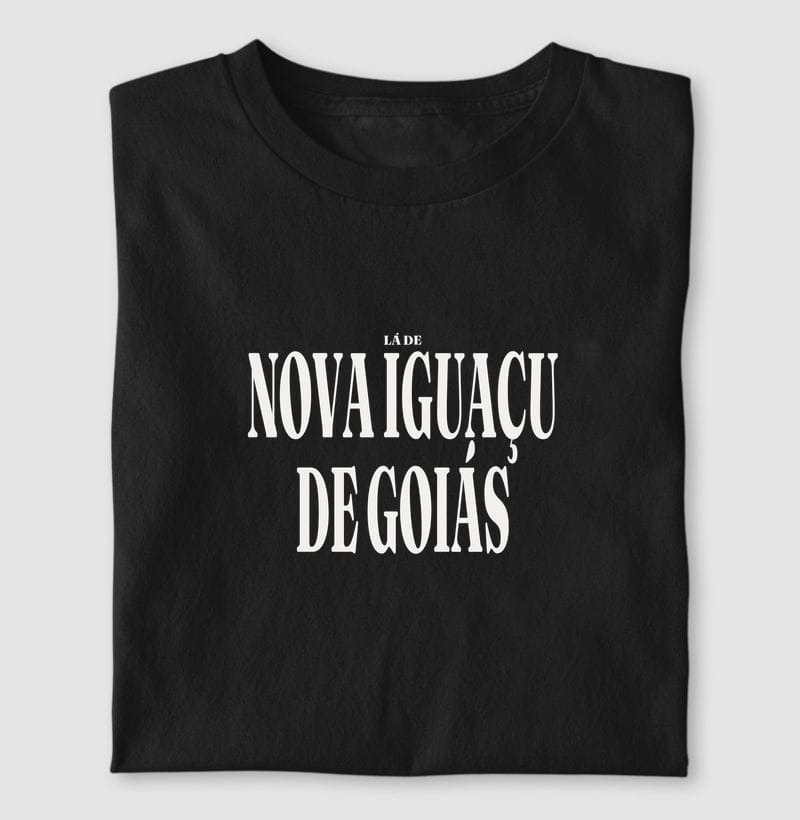 Camiseta Tipografia de Nova Iguaçu de Goiás