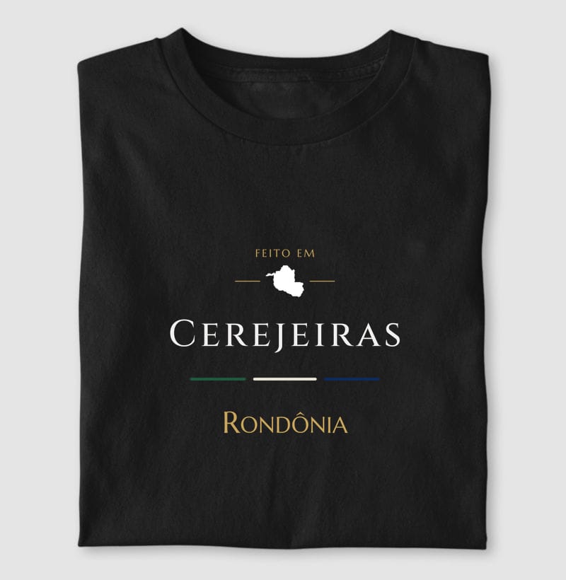 Camiseta Feito em de Cerejeiras
