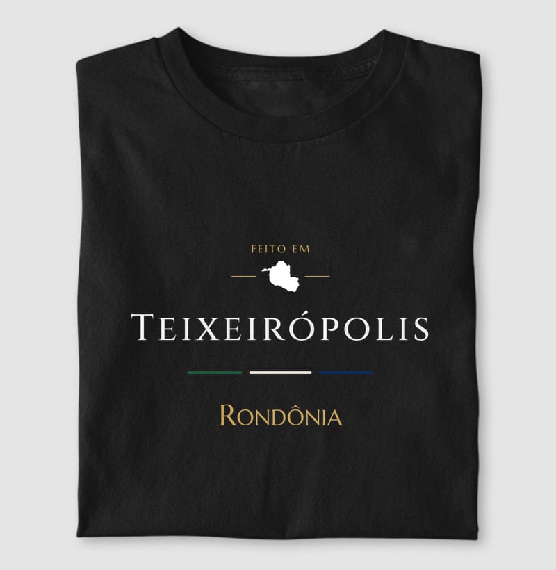 Camiseta Feito em de Teixeirópolis