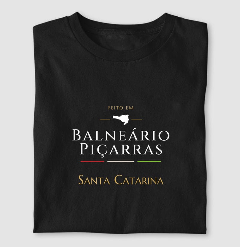 Camiseta Feito em de Balneário Piçarras