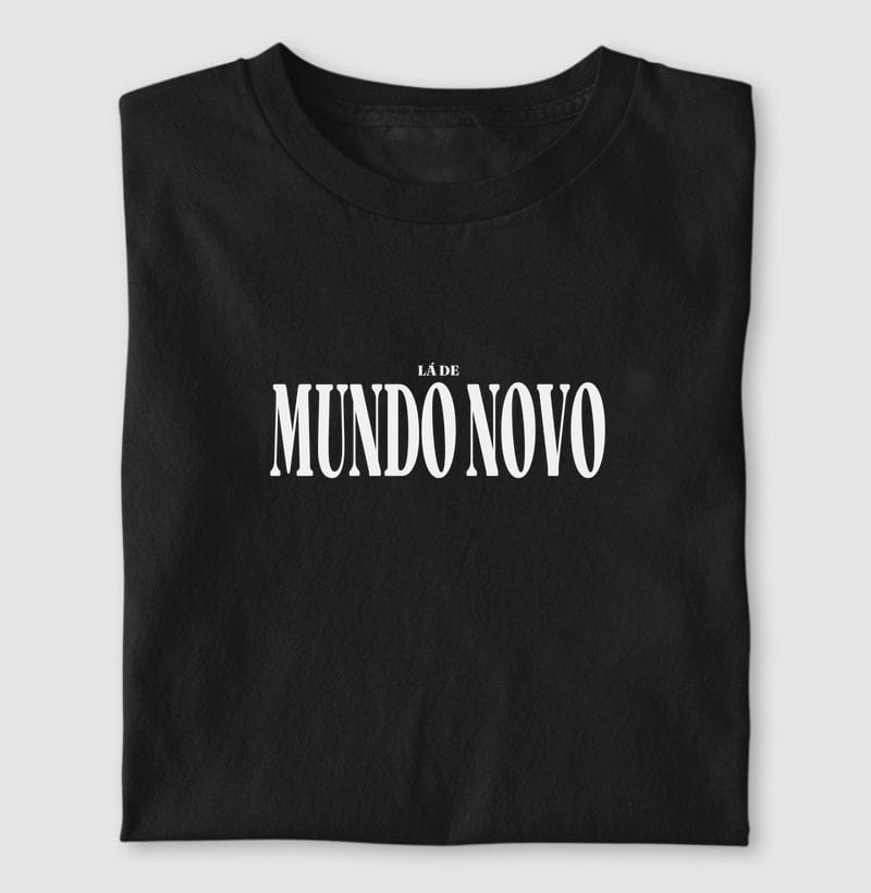 Camiseta Tipografia de Mundo Novo