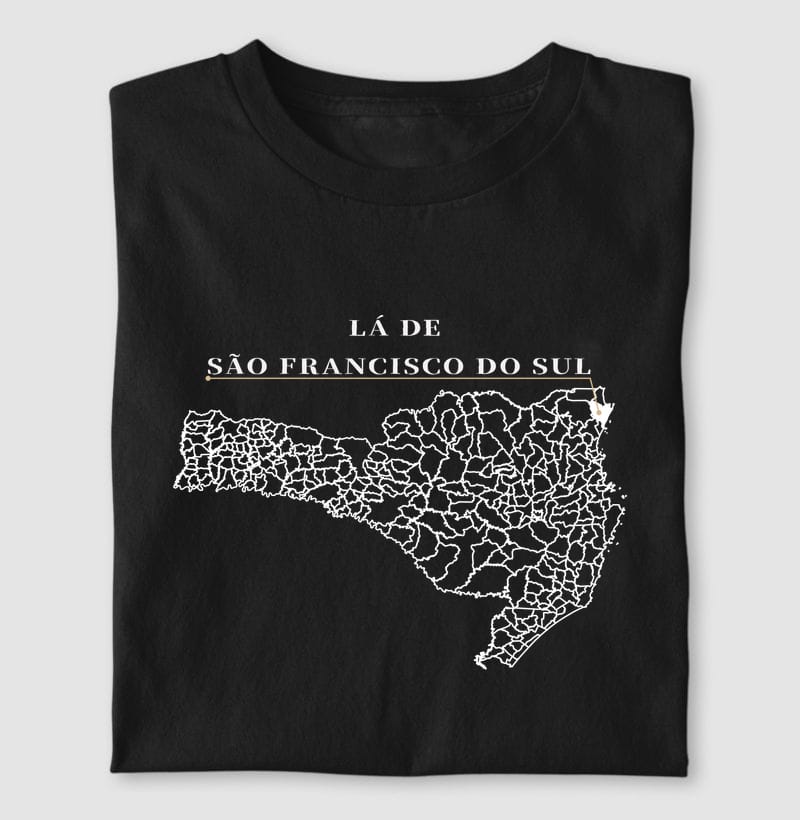 Camiseta Ponto de Origem de São Francisco do Sul