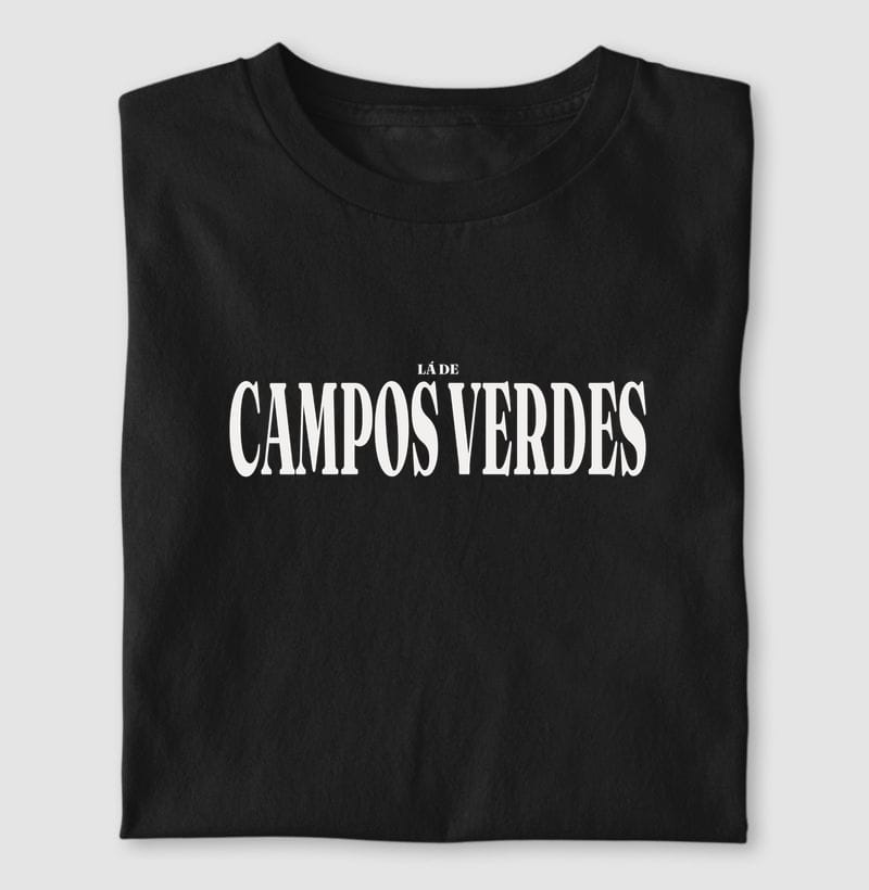 Camiseta Tipografia de Campos Verdes