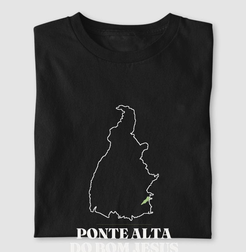 Camiseta Traço de Ponte Alta do Bom Jesus