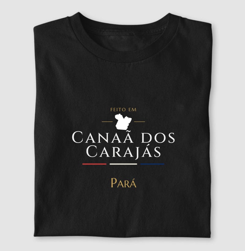 Camiseta Feito em de Canaã dos Carajás
