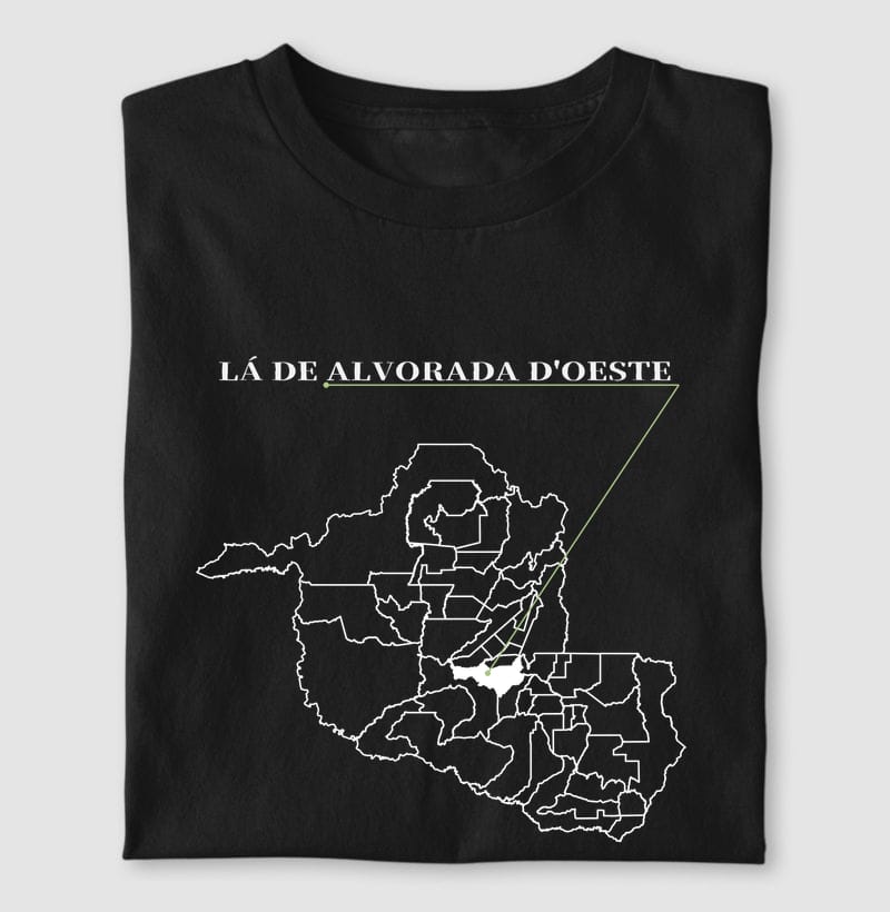 Camiseta Ponto de Origem de Alvorada D'Oeste