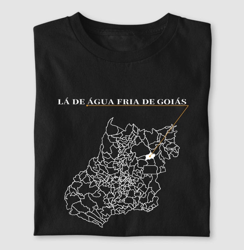 Camiseta Ponto de Origem de Água Fria de Goiás