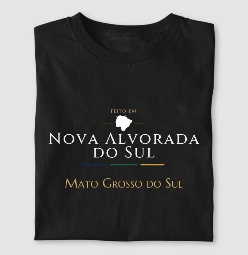 Feito em, Nova Alvorada do Sul · MS