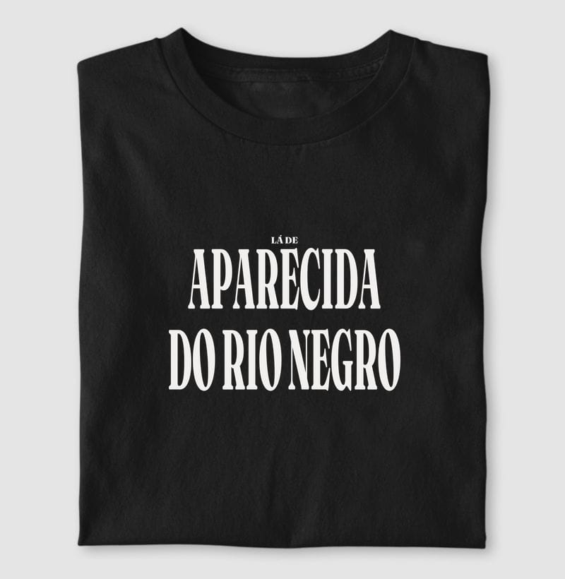 Camiseta Tipografia de Aparecida do Rio Negro