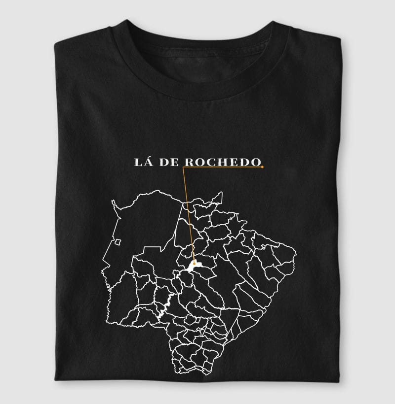 Camiseta Ponto de Origem de Rochedo