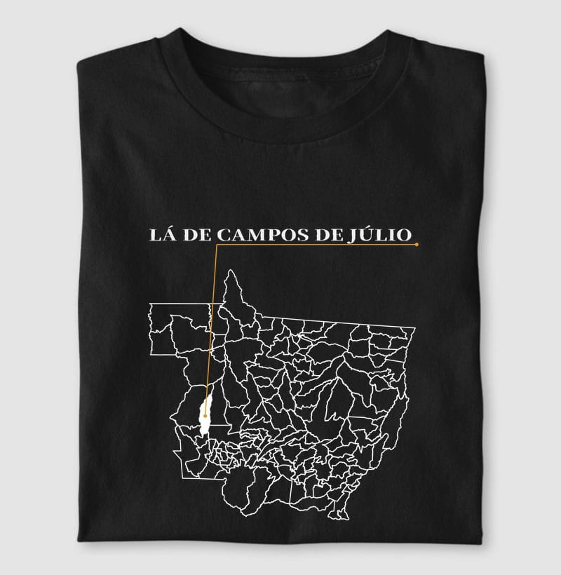 Camiseta Ponto de Origem de Campos de Júlio