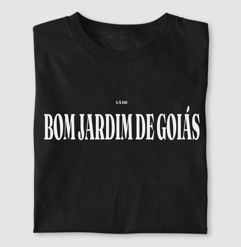 Camiseta Tipografia de Bom Jardim de Goiás