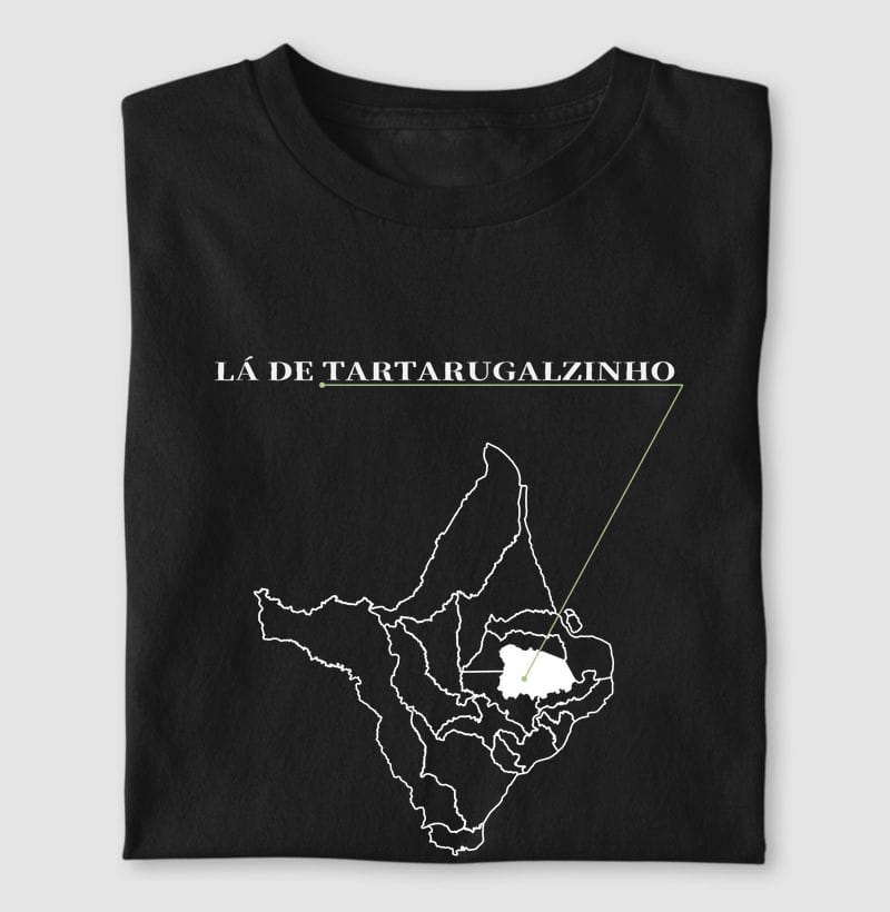 Camiseta Ponto de Origem de Tartarugalzinho