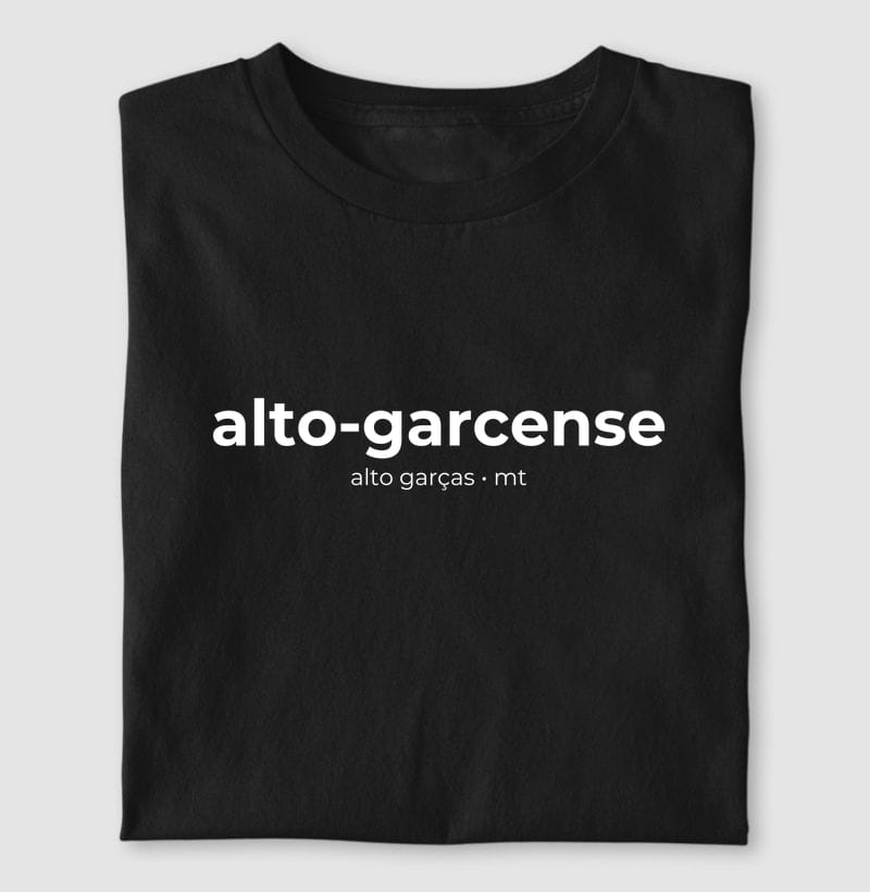 Camiseta Gentílico de Alto Garças