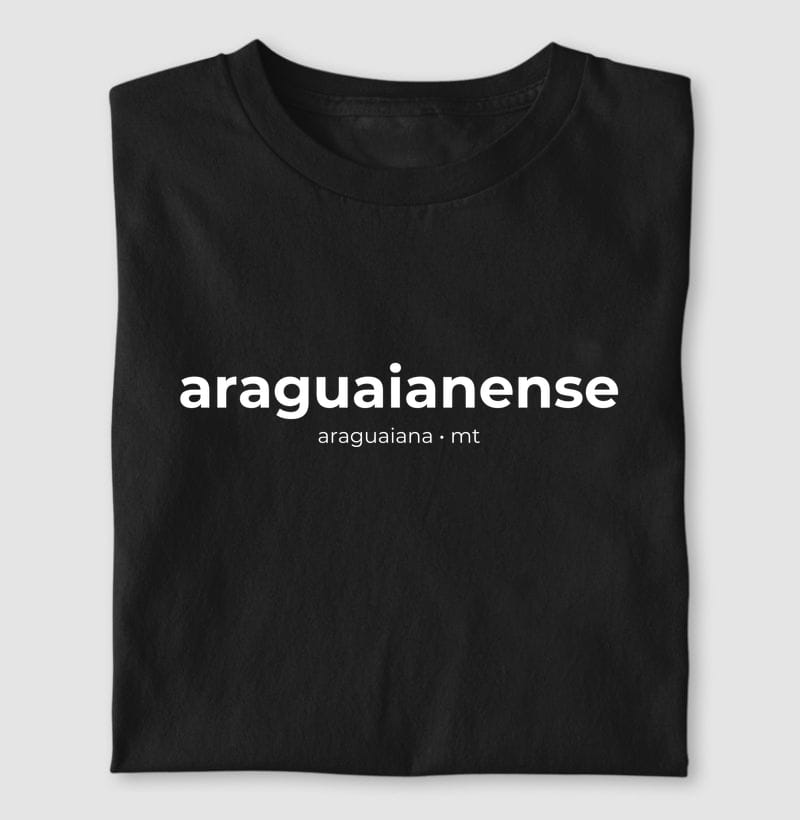 Gentílico, Araguaiana · MT
