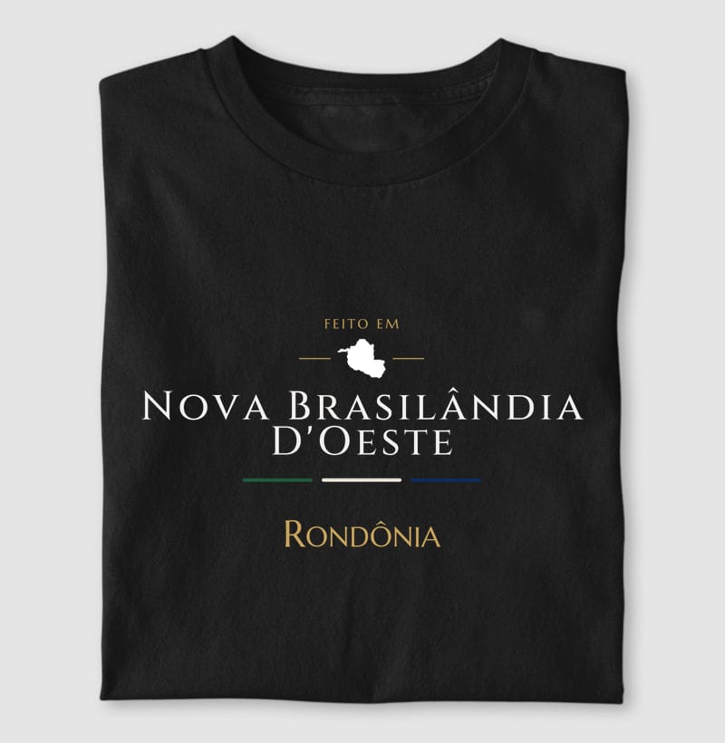 Feito em, Nova Brasilândia D'Oeste · RO
