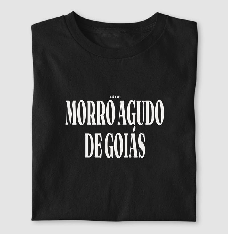 Camiseta Tipografia de Morro Agudo de Goiás