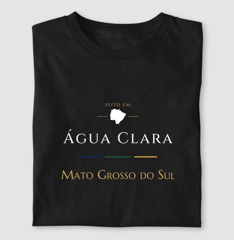 Camiseta Feito em de Água Clara