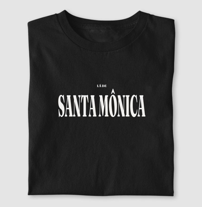 Camiseta Tipografia de Santa Mônica