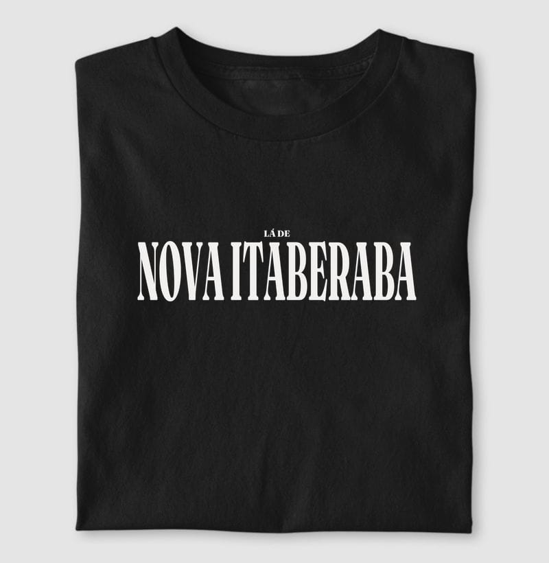 Camiseta Tipografia de Nova Itaberaba