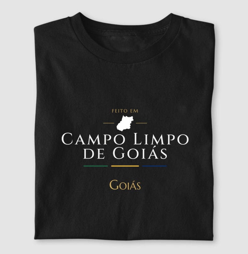 Camiseta Feito em de Campo Limpo de Goiás