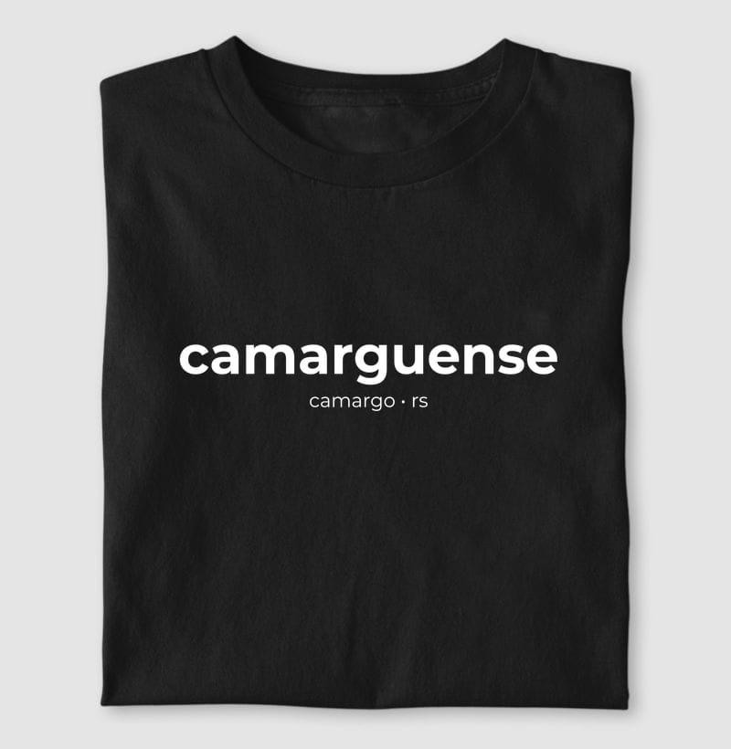 Camiseta Gentílico de Camargo
