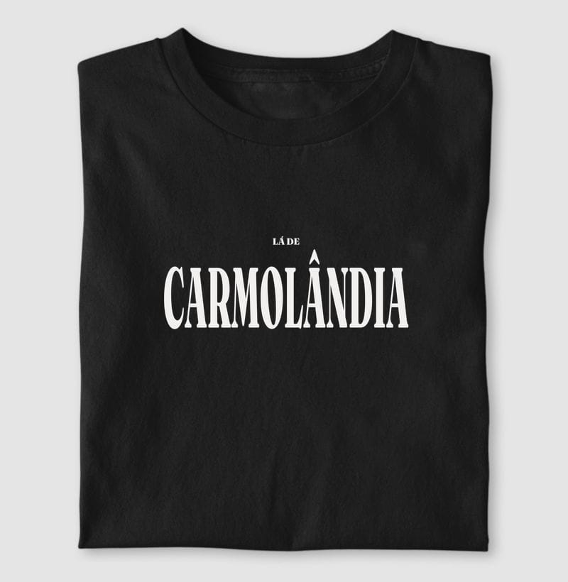Camiseta Tipografia de Carmolândia