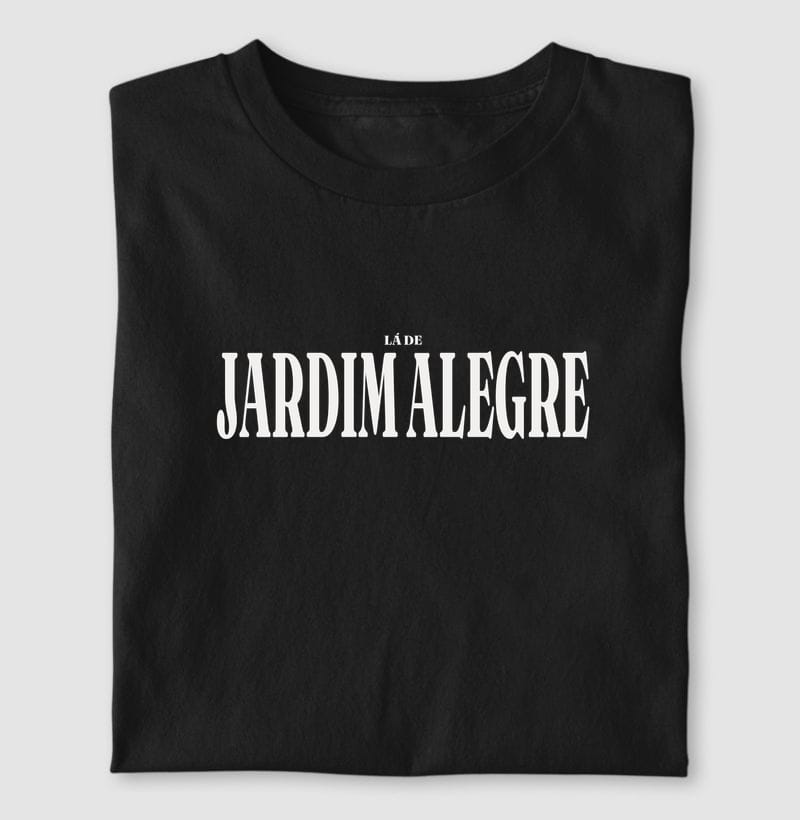 Camiseta Tipografia de Jardim Alegre