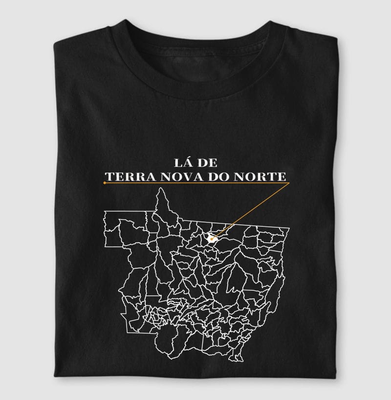 Camiseta Ponto de Origem de Terra Nova do Norte
