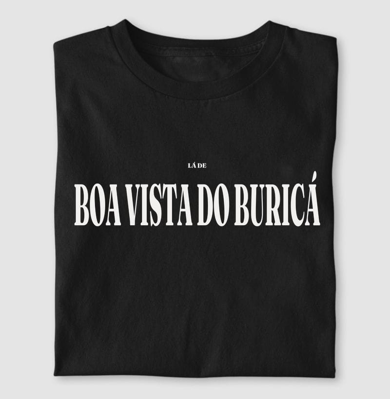 Camiseta Tipografia de Boa Vista do Buricá