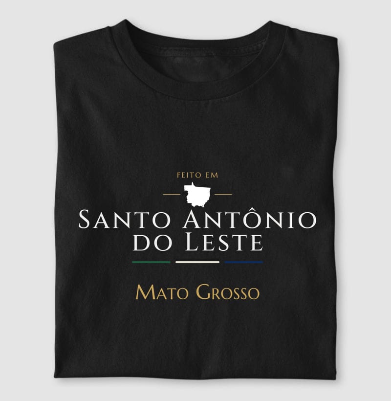 Camiseta Feito em de Santo Antônio do Leste