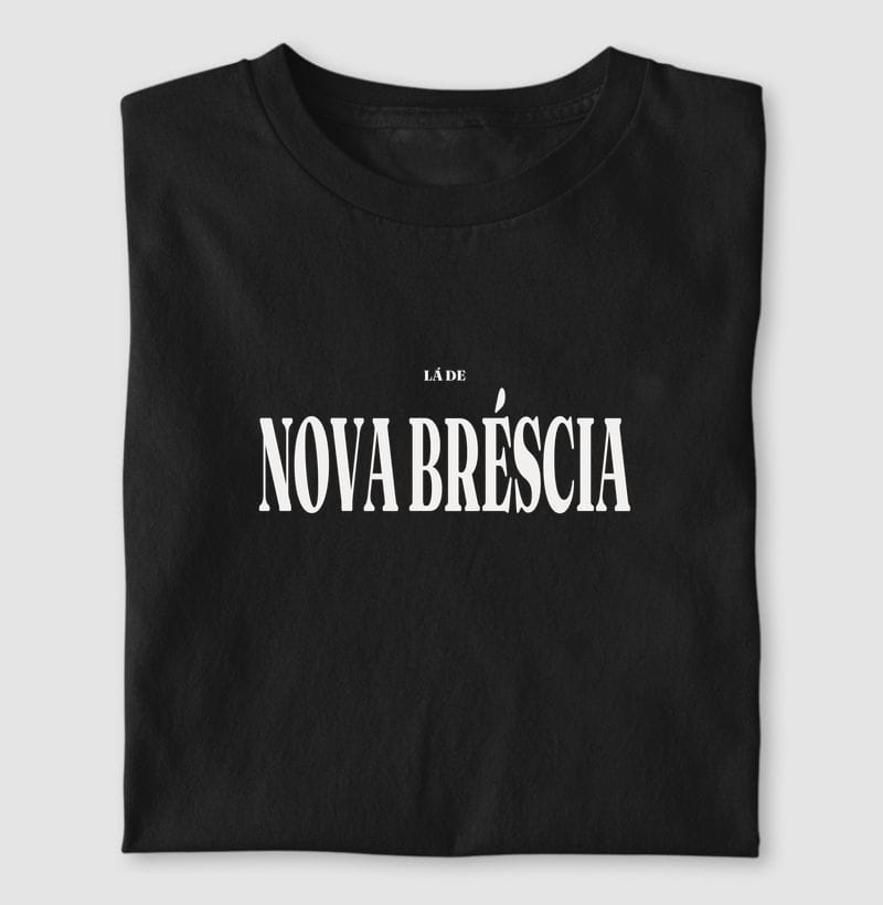 Camiseta Tipografia de Nova Bréscia